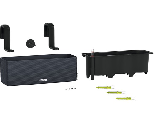 Lechuza Balconera Cottage 50 Kompletná sada so zavlažovacím systémom a držiakom