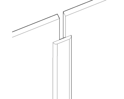 Ilustrácia stropného panela s odpovedajúcou ozdobnou lištou