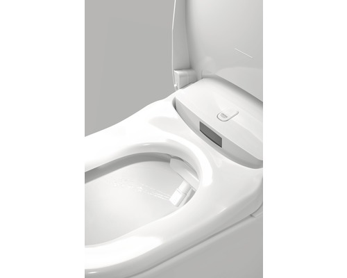 Detailný pohľad na toaletu s funkciou bidetu