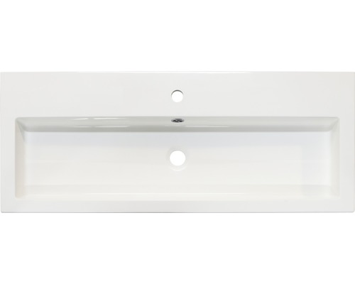 Keramické umývadlo s otvorom pre batériu a prepadom