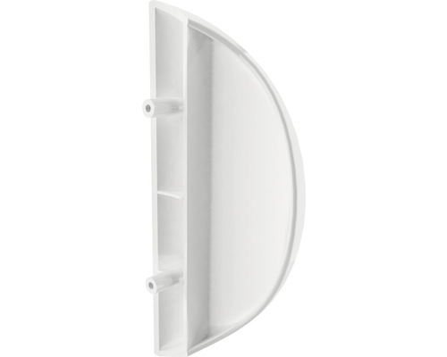 Polkruhový kryt vane z plastu