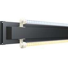 LED svietidlo s montážnou lištou a dvoma žiarivkami