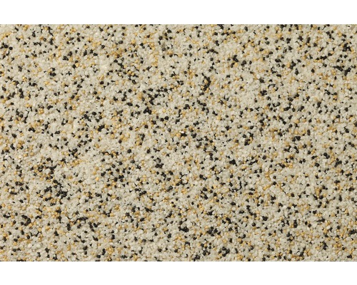 Detail omietkovej plochy s tmavými a svetlými zrnami