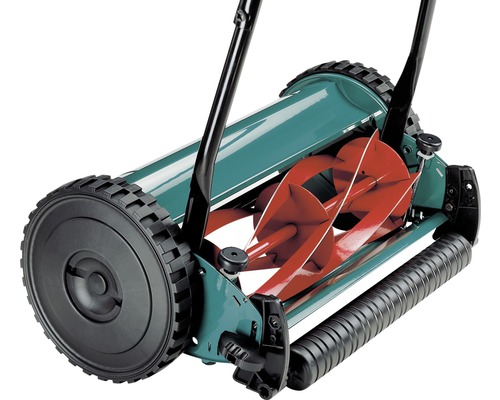 Ručná kosačka na trávu s rotujúcimi nožmi