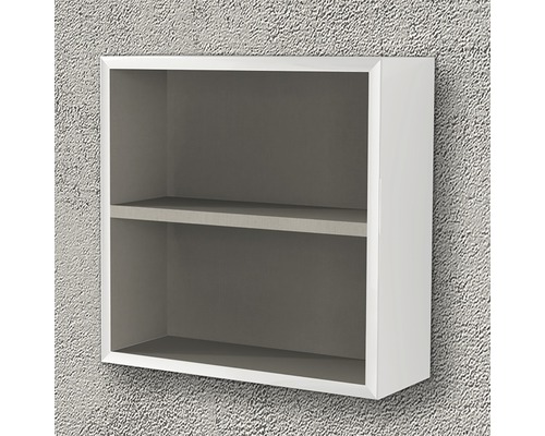 Nástenná polica s dvoma úložnými priestormi