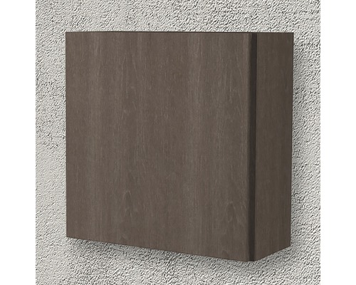 Hnedá závesná skrinka do kúpeľne