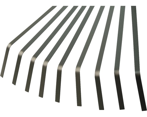 Kovové zuby pre hrable