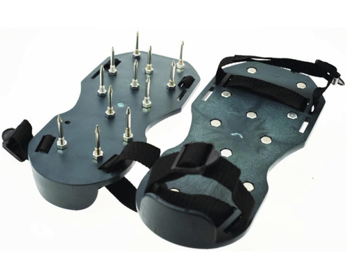 Prevzdušňovacie topánky na trávnik s hrotmi a nastaviteľnými popruhmi