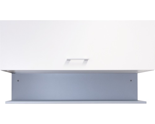 Závesná skrinka s jednými dvierkami a úchytkou