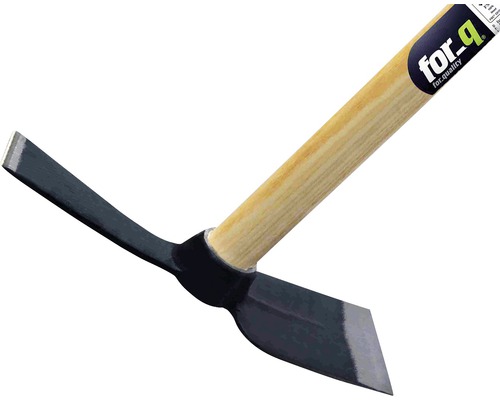 Logo for_q Motyka s drevenou rukoväťou