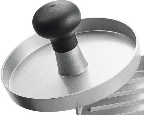 Kovový lis na hamburgery s rukoväťou