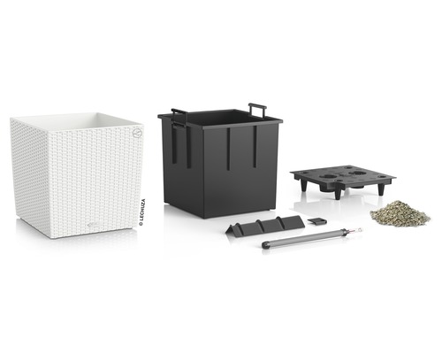 Kvetináč Lechuza Cube s príslušenstvom