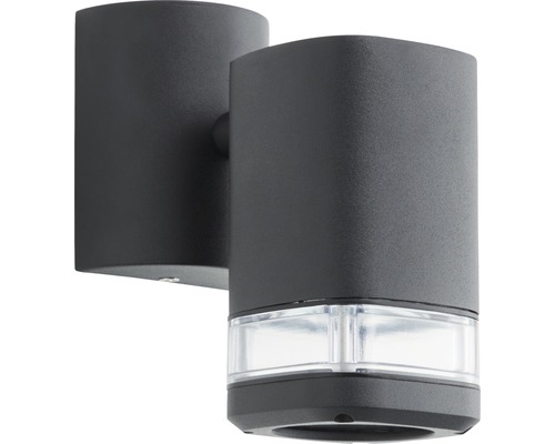 Čierne vonkajšie nástenné svietidlo