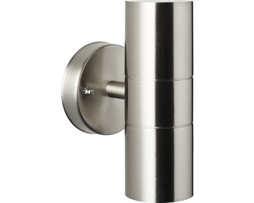 Dvojplameňové vonkajšie nástenné svietidlo z kovu