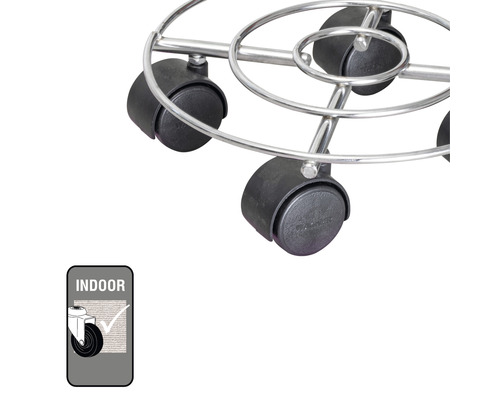 Pojazdný podstavec pod rastliny pre vnútorné použitie