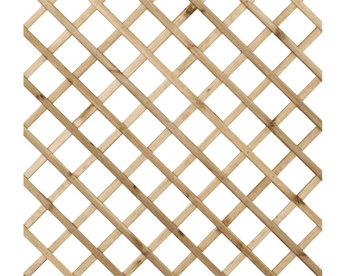 Drevený plot s kosoštvorcovým vzorom do záhrady