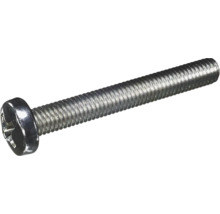 Jeden kovový skrutka s krížovou hlavou