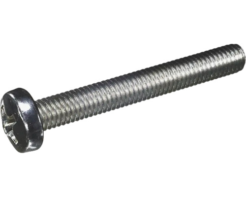 Jeden kovový skrutka s krížovou hlavou