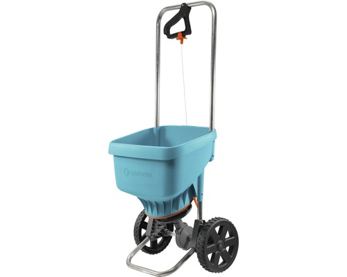 Rozmetadlo Gardena s kolieskami a rukoväťou