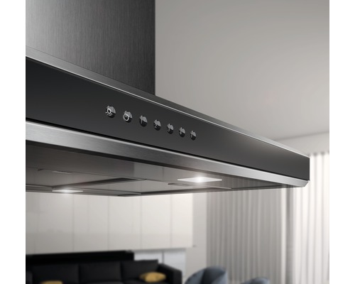 Digestor s ovládacím panelom a osvetlením