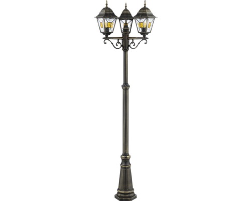 Voľne stojace vonkajšie svietidlo s tromi lampami