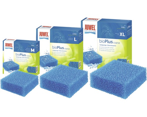 Juwel BioPlus hrubé filtračné huby vo veľkostiach M, L a XL pre akvária