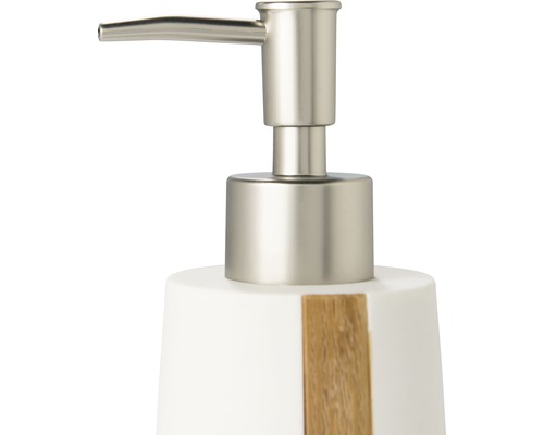 Keramický dávkovač mydla s dávkovacou hlavou