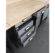Pracovný stôl Küpper 1200x840x600 mm, 5 zásuviek-thumb-2