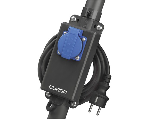 Eurom Logo Napájací kábel s pripojovacou krabicou