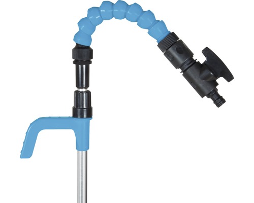 Ohybná vodná hadica s uzatváracím kohútom pre záhradu