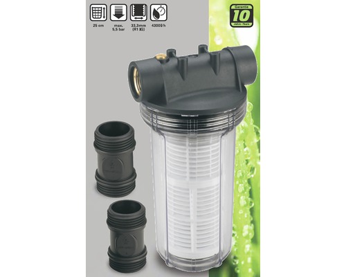 Domáci vodný filter s dvoma pripojovacími kusmi a zárukou