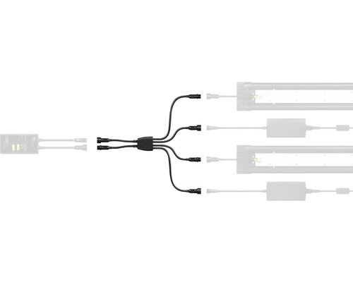 Rozdeľovač prúdu až pre štyri LED svietidlá