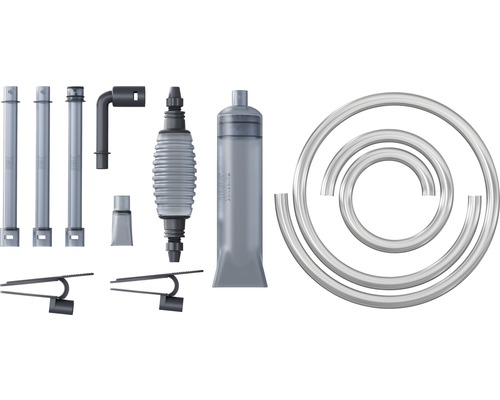 Sada akvarijného príslušenstva s filtrom, hadicou a čistiacim prostriedkom