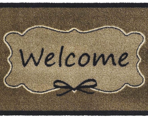 Rohožka s nápisom Vitajte a dizajnom mašle
