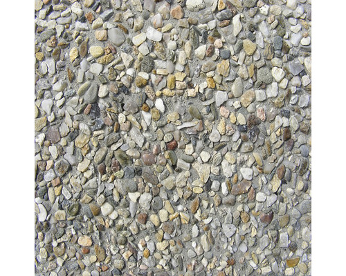 Detail betónového povrchu s okruhliakmi