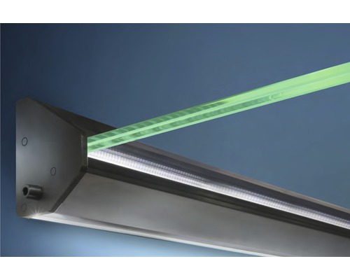 LED svetelná lišta na montáž na stenu so svetlom