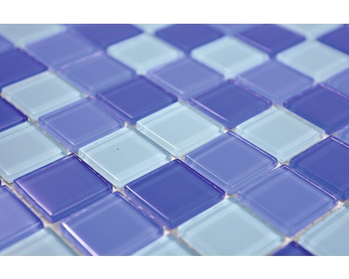 Štvorcové mozaikové obklady zo skla