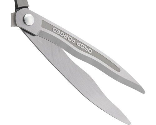Oceľové nožnice s nápisom Drop Forged