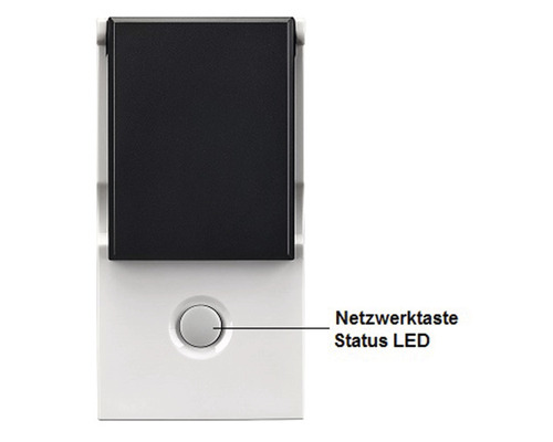 Sieťové tlačidlo a stavová LED