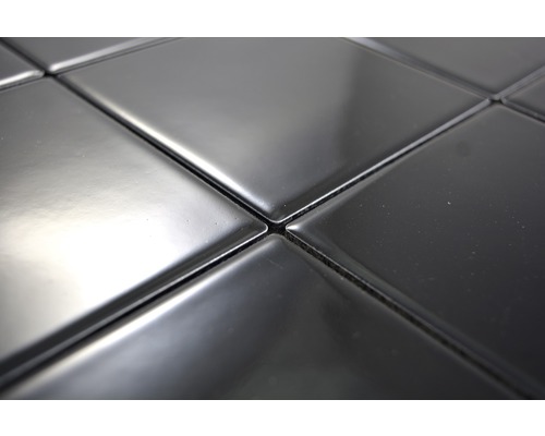 Detail lesklých štvorcových dlaždíc