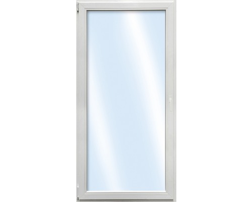 Biele plastové okno s jednoduchým zasklením