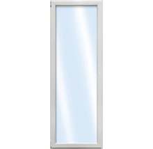 Plastové okno jednokrídlové ESG ARON Basic biele/zlatý dub 700 x 1700 mm DIN ľavé
