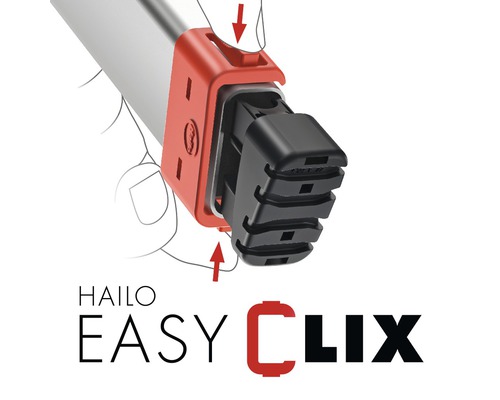 Detail dielu systému Hailo EasyClix