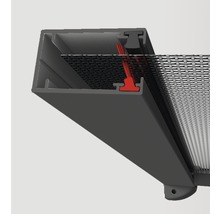 Detailný pohľad na sieťku proti hmyzu v ráme