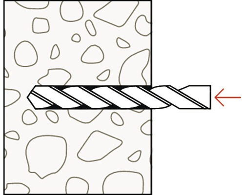 Vrták vŕta do betónovej steny