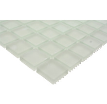 Sklenená mozaika XCM 8045 30,5x32,5 cm biela