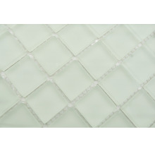 Sklenená mozaika XCM 8045 30,5x32,5 cm biela
