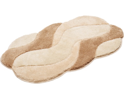 Kúpeľňový koberec s vlnitým vzorom