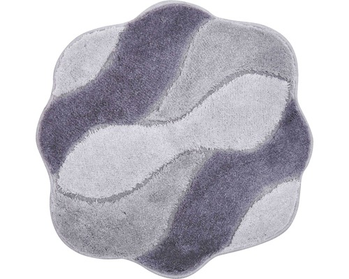 Dekoratívny kúpeľňový koberec s vlnitým vzorom