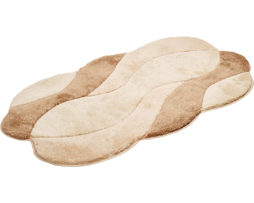 Kúpeľňový koberec s vlnitým vzorom